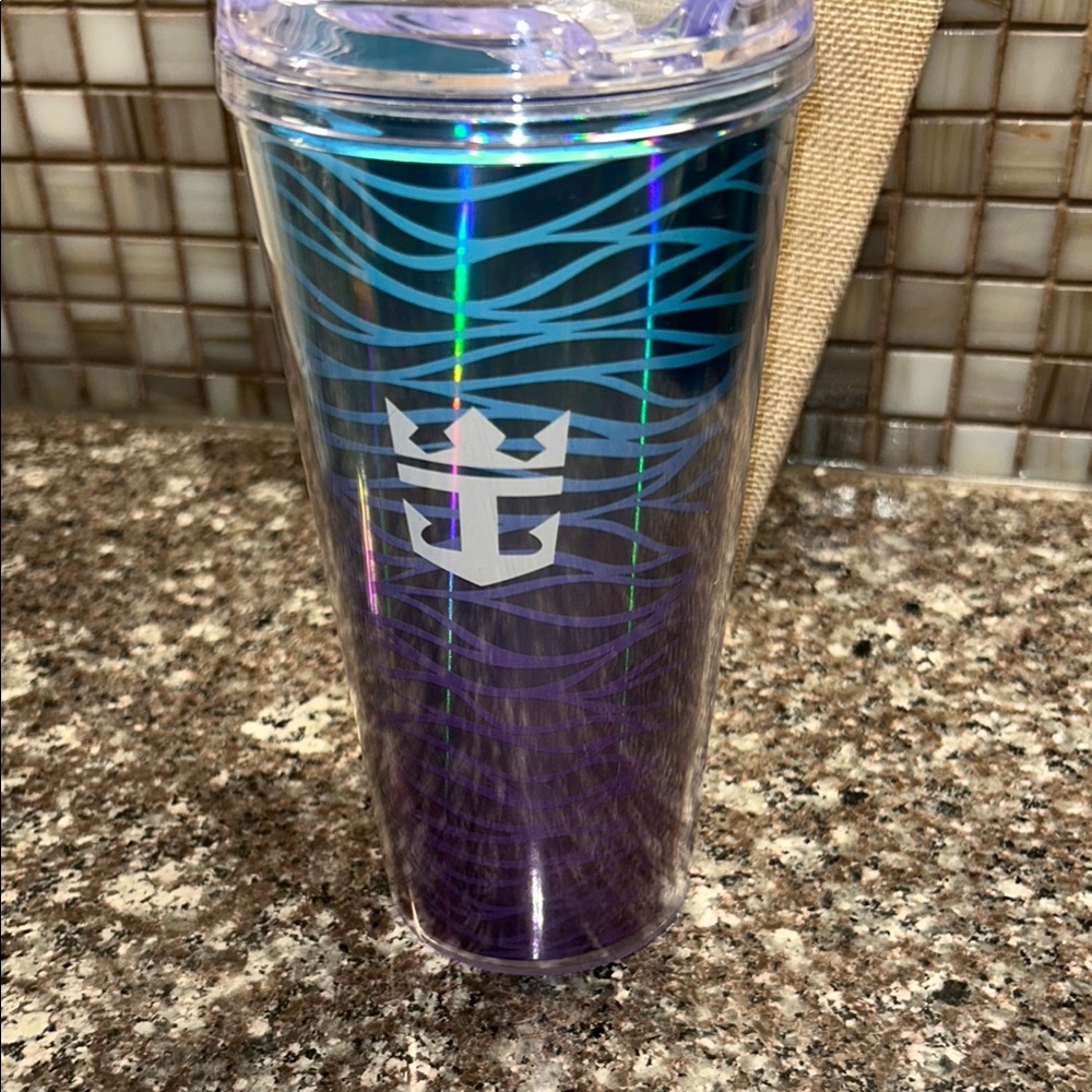 Royal Caribbean Blue and Purple Tumbler - Picture 2 of 6